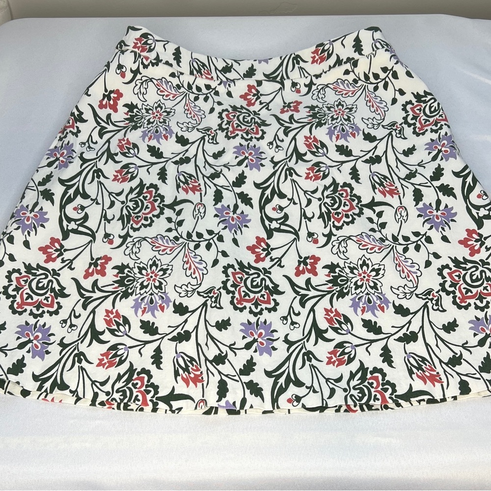 Mini skirt floral stretch small petite summer feminine